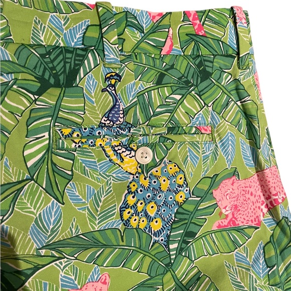 Polo Golf Ralph Lauren men’s tropical jaguar green Bermuda preppy short size 36 - Picture 4 of 11